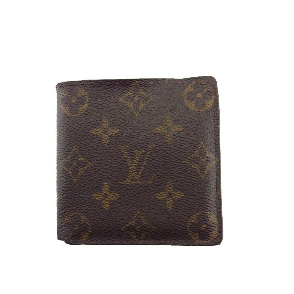 LOUIS VUITTON Bifold Wallet Brown beige Women M61665 Authentic secondhand